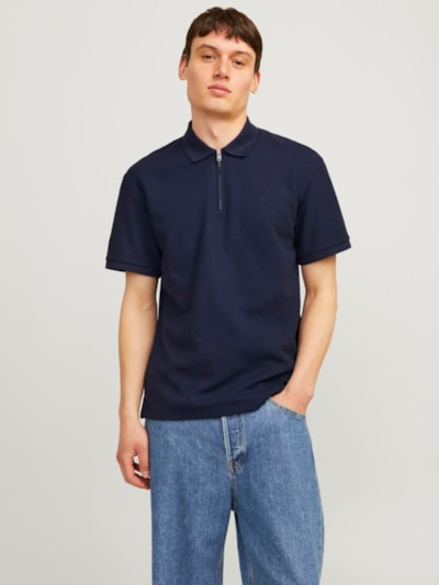 JPRCC Johnny Half Zip SS Polo