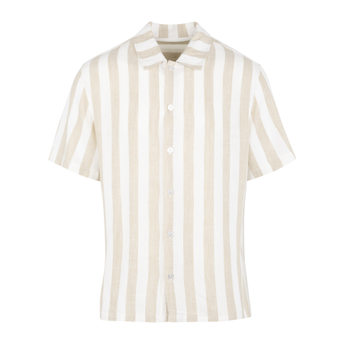 Folke striped Linen SS Shirt