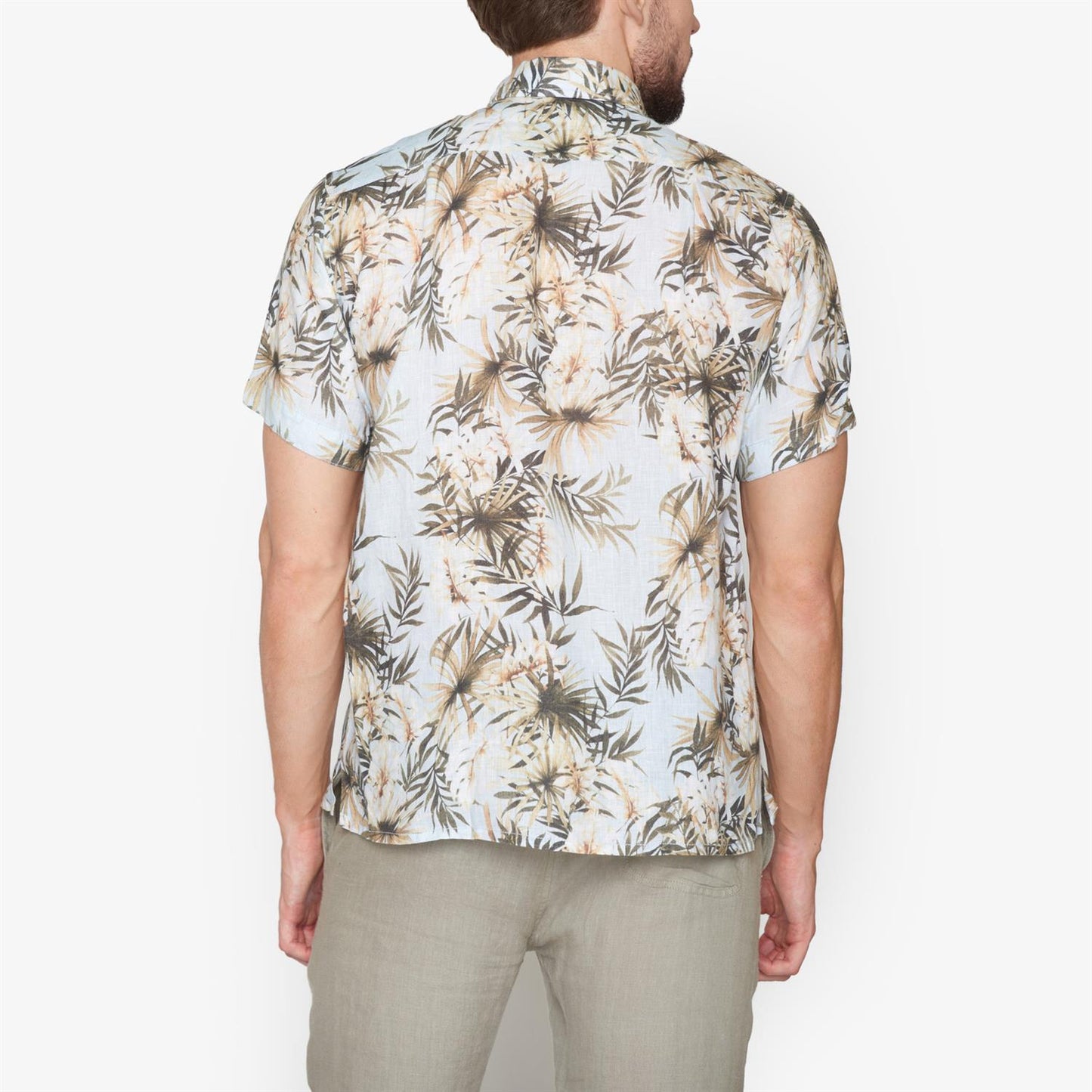 Benton Linen Print S/S Shirts