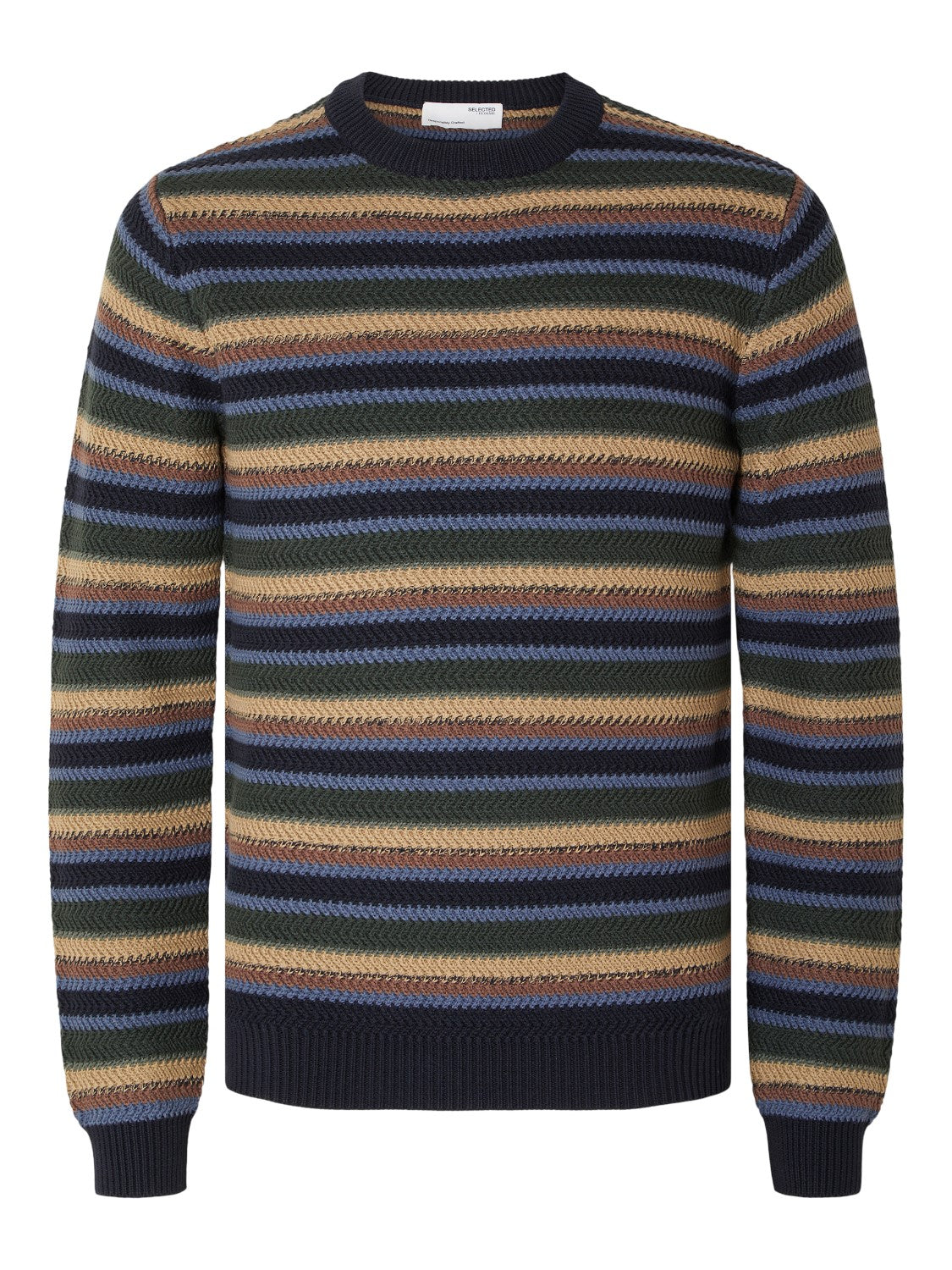 Selected Soho Multi Stripe Knit