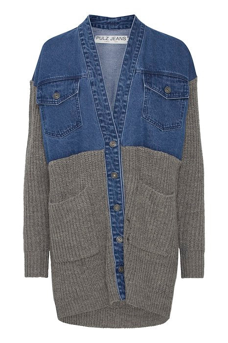 Pulz Anke Mix Cardigan